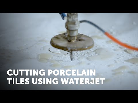 Water Jet Cutting Porcelain Tile | RAK Ceramics