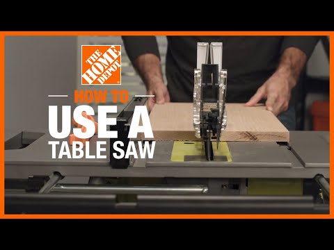 How to Use a Table Saw | All About Power Tools | The Home Depot