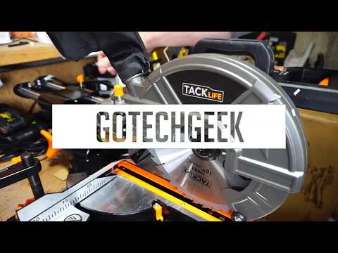 TACKLIFE 10-Inch Sliding Compound Miter Saw Features Overview and Review