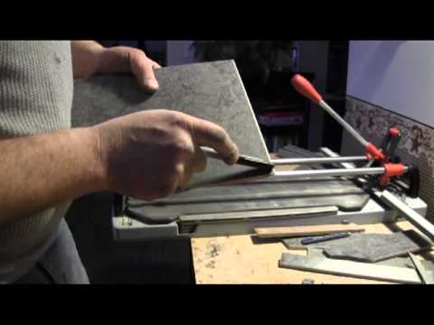 How To Cut Porcelain Tile-With a Tile Nippers