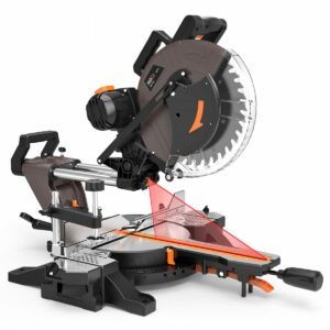 TACKLIFE PMS03A Sliding Compound Best Miter Saw 12-Inch with Laser
