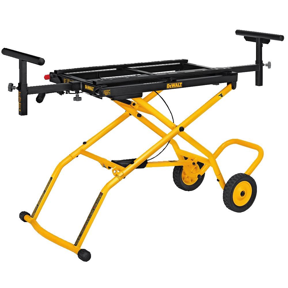 DEWALT (DWX726) the perfect portable miter saw stand with wheels
