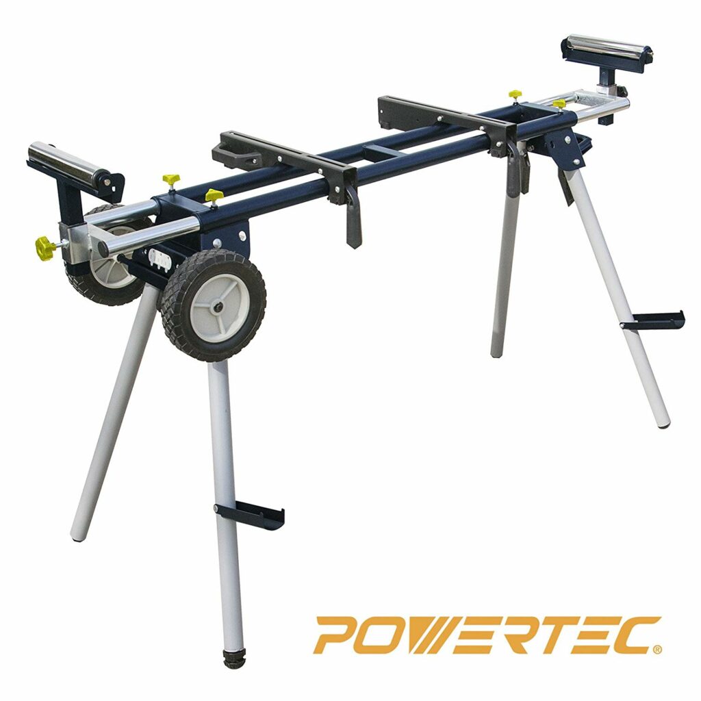 POWERTEC MT4000 Deluxe Stand with Wheels and 110V Power Outlet