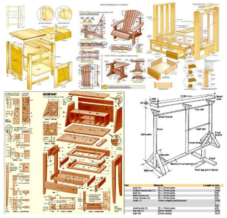 9000+ furniture craft plans